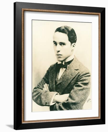 Charlie Chaplin, c.1916-American Photographer-Framed Photographic Print