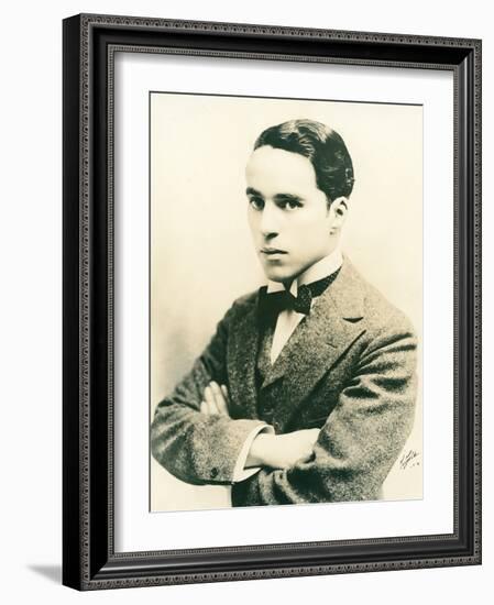 Charlie Chaplin, c.1916-American Photographer-Framed Photographic Print