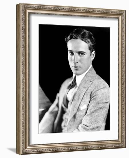 Charlie Chaplin, ca. 1910s-null-Framed Photo