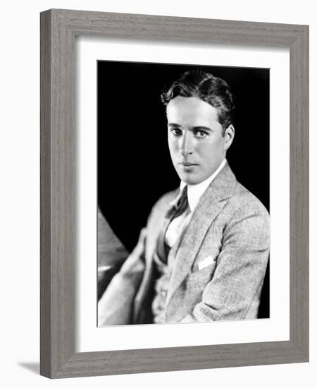 Charlie Chaplin, ca. 1910s-null-Framed Photo