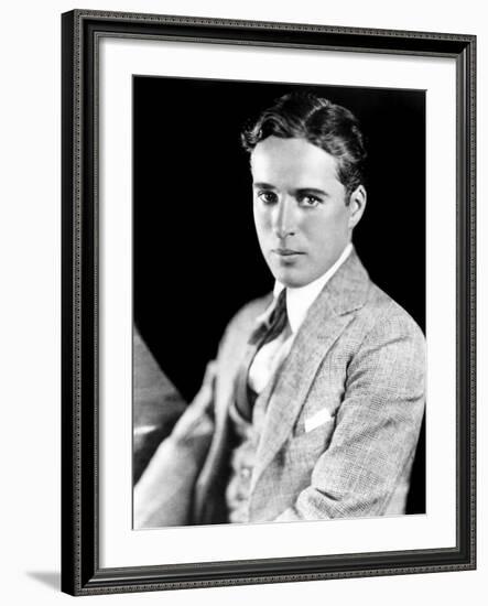 Charlie Chaplin, ca. 1910s-null-Framed Photo