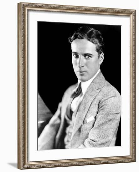 Charlie Chaplin, ca. 1910s-null-Framed Photo