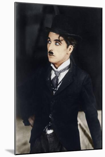 Charlie Chaplin, English and American Actor and Comedian, 1928-null-Mounted Giclee Print