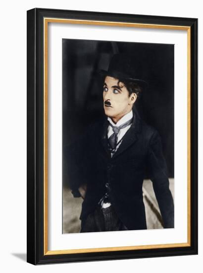 Charlie Chaplin, English and American Actor and Comedian, 1928-null-Framed Giclee Print