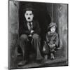 Charlie Chaplin in The Kid-null-Mounted Art Print