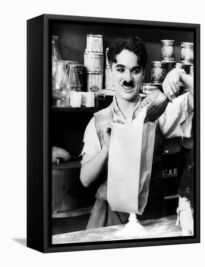 Charlie Chaplin. "Shop" 1916, "The Floorwalker" Directed by Charles Chaplin-null-Framed Premier Image Canvas