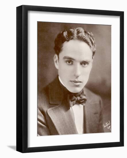 Charlie Chaplin (Sir Charles Spencer) English Comedian and Actor-null-Framed Photographic Print