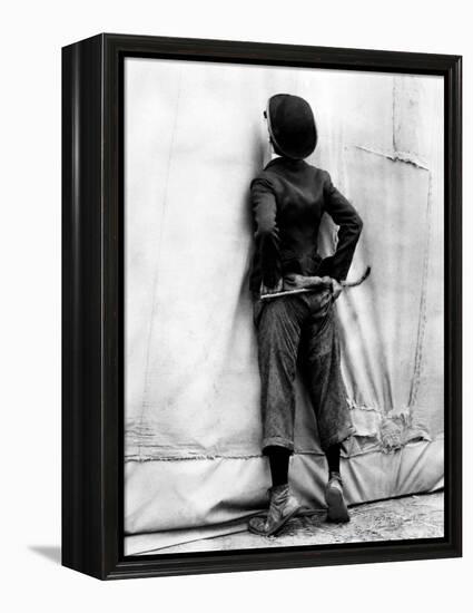 Charlie Chaplin. "The Circus" 1928, Directed by Charles Chaplin-null-Framed Premier Image Canvas