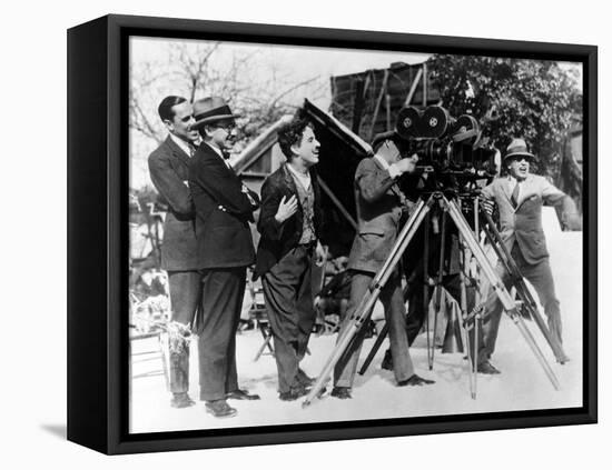 Charlie Chaplin. "The Gold Rush" 1925, Directed by Charles Chaplin-null-Framed Premier Image Canvas