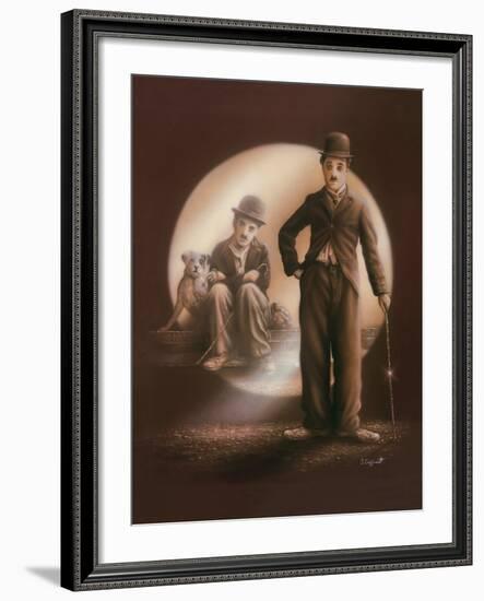 Charlie Chaplin-Stuart Coffield-Framed Giclee Print