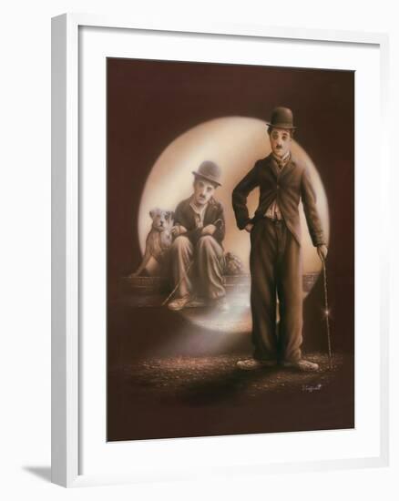 Charlie Chaplin-Stuart Coffield-Framed Giclee Print