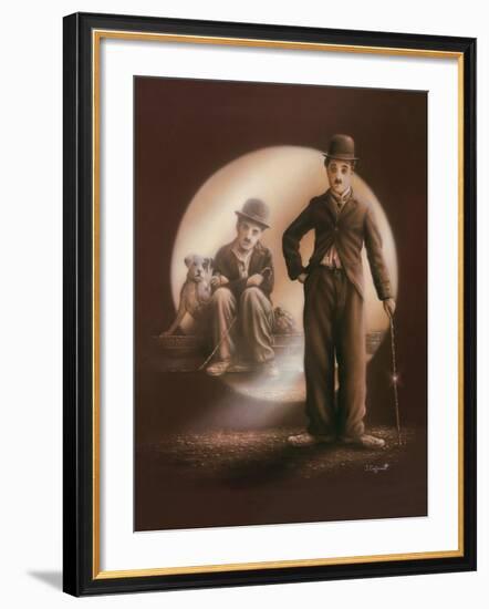 Charlie Chaplin-Stuart Coffield-Framed Giclee Print