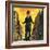 Charlie Chaplin-English School-Framed Giclee Print