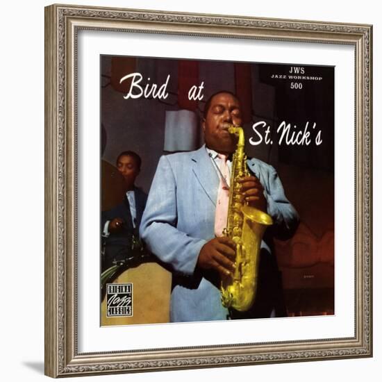 Charlie Parker, Bird at St. Nick's--Framed Art Print