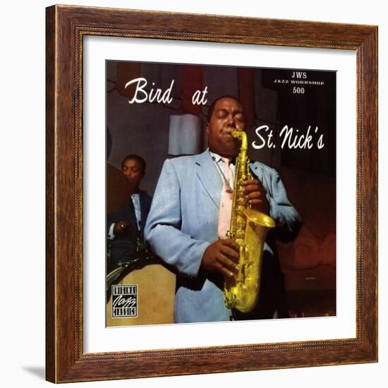 Charlie Parker, Bird at St. Nick's-null-Framed Art Print