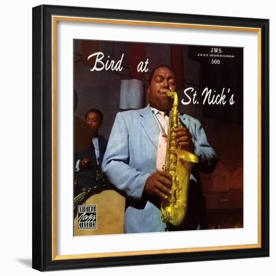 Charlie Parker, Bird at St. Nick's-null-Framed Art Print