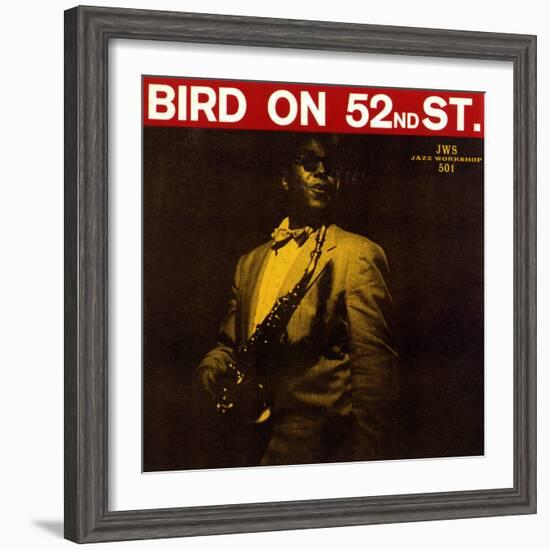 Charlie Parker - Bird on 52nd Street--Framed Art Print