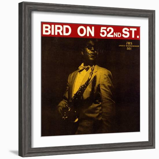 Charlie Parker - Bird on 52nd Street-null-Framed Art Print