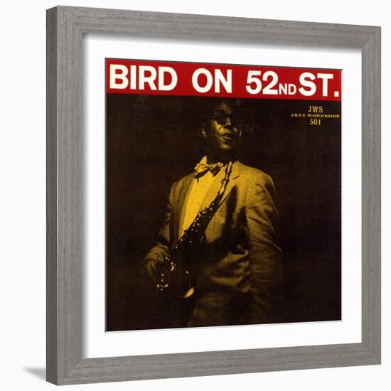 Charlie Parker - Bird on 52nd Street-null-Framed Art Print