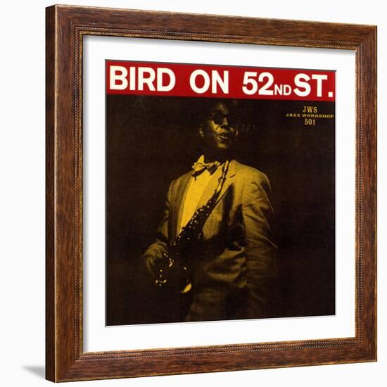 Charlie Parker - Bird on 52nd Street-null-Framed Art Print