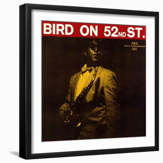 Charlie Parker - Bird on 52nd Street-null-Framed Art Print