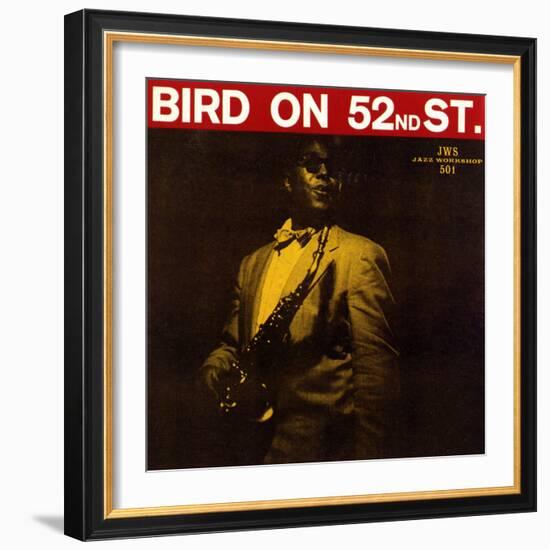 Charlie Parker - Bird on 52nd Street-null-Framed Art Print