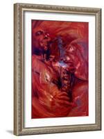 Charlie Parker: Bluebird-Shen-Framed Art Print