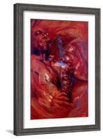 Charlie Parker: Bluebird-Shen-Framed Art Print