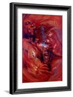 Charlie Parker: Bluebird-Shen-Framed Art Print