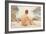 Charlie Seated on the Sand, 1907-Henry Scott Tuke-Framed Giclee Print