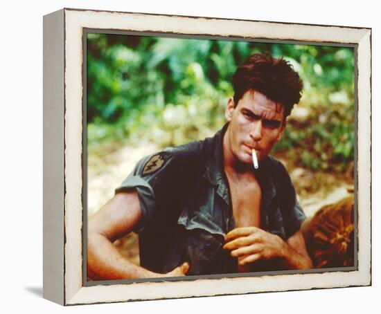 Charlie Sheen - Platoon-null-Framed Stretched Canvas