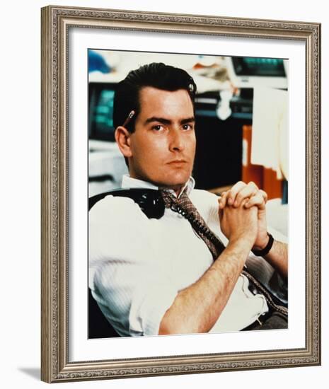 Charlie Sheen - Wall Street-null-Framed Photo