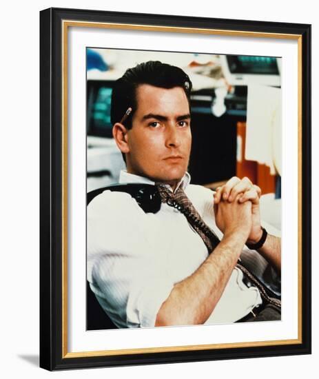 Charlie Sheen - Wall Street-null-Framed Photo