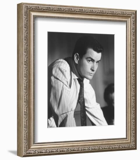 Charlie Sheen-null-Framed Photo