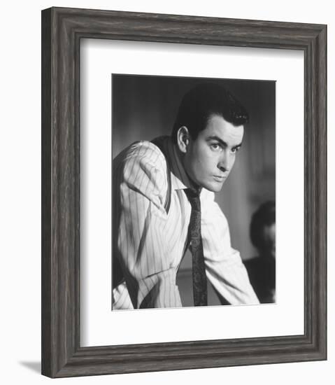 Charlie Sheen-null-Framed Photo