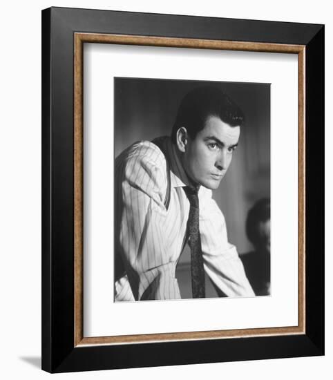 Charlie Sheen-null-Framed Photo