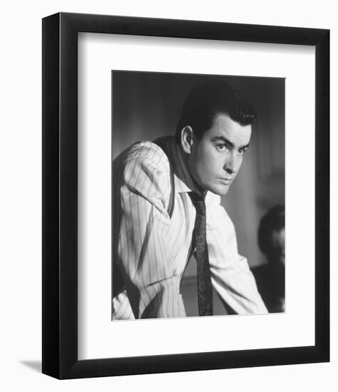 Charlie Sheen-null-Framed Photo