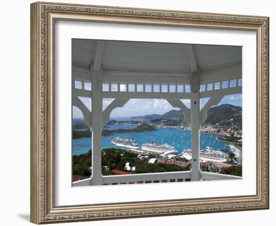 Charlotte Amalie, St. Thomas, U.S. Virgin Islands, West Indies, Caribbean, Central America-Angelo Cavalli-Framed Photographic Print
