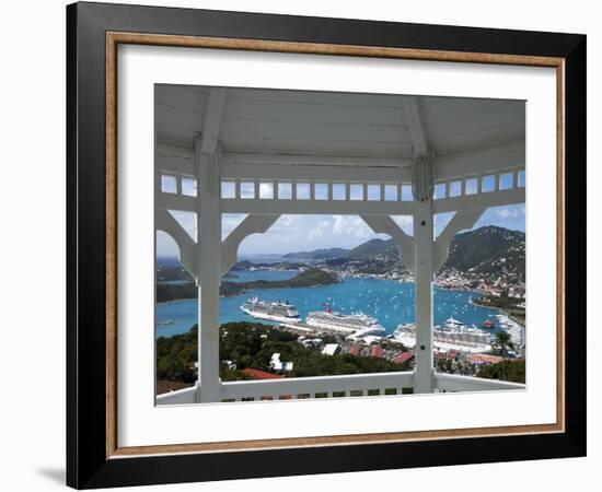 Charlotte Amalie, St. Thomas, U.S. Virgin Islands, West Indies, Caribbean, Central America-Angelo Cavalli-Framed Photographic Print