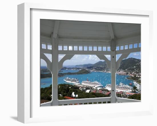 Charlotte Amalie, St. Thomas, U.S. Virgin Islands, West Indies, Caribbean, Central America-Angelo Cavalli-Framed Photographic Print