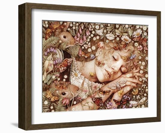 Charlotte Asleep-Anne Yvonne Gilbert-Framed Giclee Print