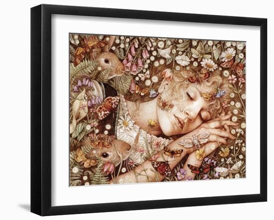 Charlotte Asleep-Anne Yvonne Gilbert-Framed Giclee Print