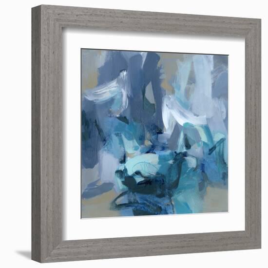 Charlotte Blue-Christina Long-Framed Art Print