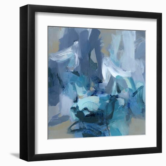 Charlotte Blue-Christina Long-Framed Art Print