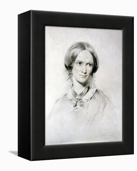 Charlotte Bronte, English Novelist, 1850-George Richmond-Framed Premier Image Canvas