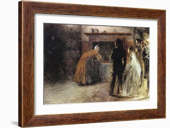 Charlotte Bronte 's Jane-Frederick Walker-Framed Giclee Print