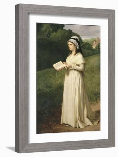 Charlotte Corday à Caen en 1793-Tony Robert-fleury-Framed Giclee Print