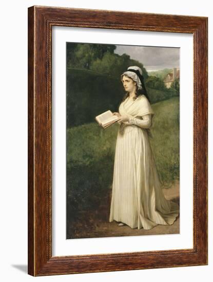 Charlotte Corday à Caen en 1793-Tony Robert-fleury-Framed Giclee Print