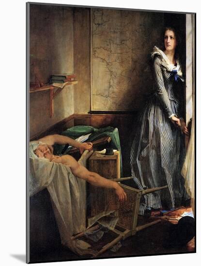 Charlotte Corday after the Murder of Marat, 1861-Paul-Jacques-Aime Baudry-Mounted Giclee Print