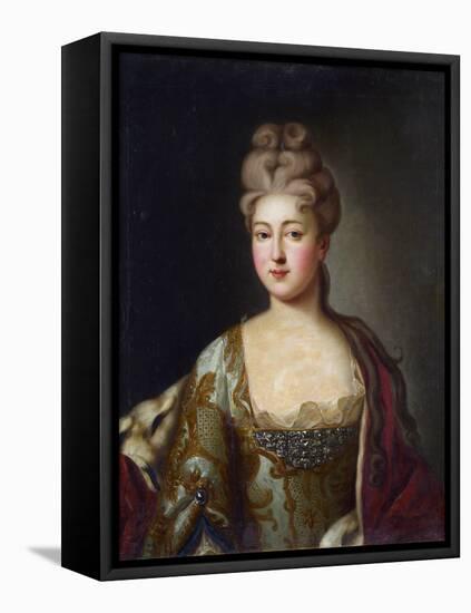 Charlotte De Brunswick-Lunebourg (Brunswick Lunebourg) - Portrait of Princess Charlotte of Brunswic-Unknown Artist-Framed Premier Image Canvas